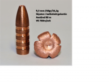CopperBear 7mm (.284) FMJ 154gr/10,0gram