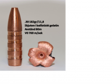 CopperBear EXHBT .30 184gr/11,9gram Magnum